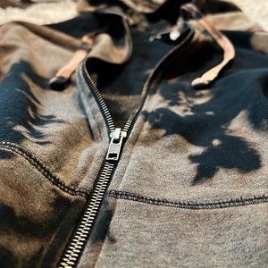 Goodfellow and Co. Large Hoodie black with bleached Tie-Dye